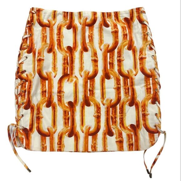 Etcetera Chain  Skirt w/ side ties - Picture 2 of 4